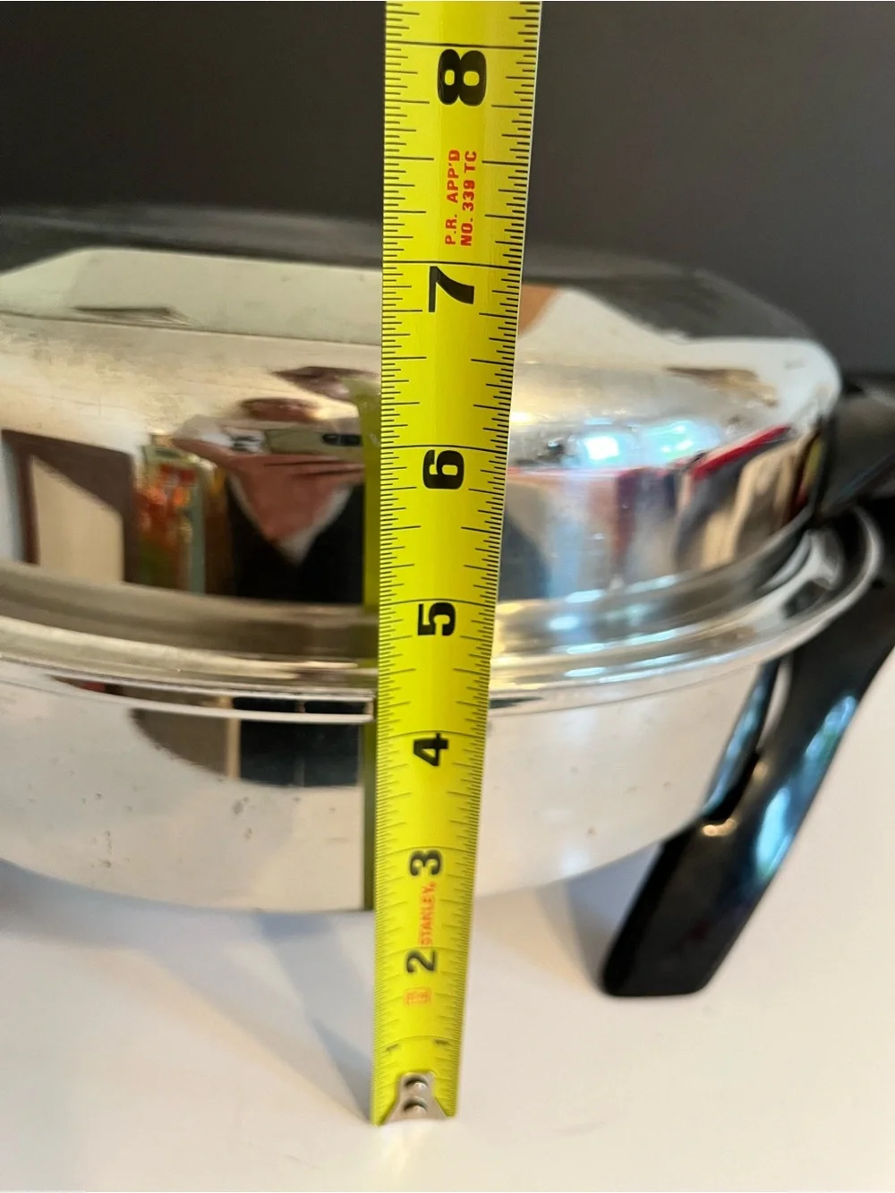 SaladMaster 12” Electric Skillet SA012OCU T304-T316L Surgical Stainless Steel